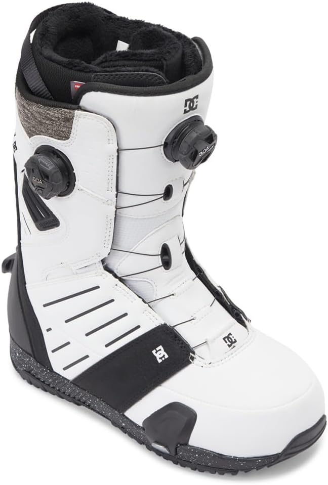 

Мужские ботинки для сноуборда DC Shoes Judge Step On - сноубордические ботинки BOA с микрорегулировкой, утепленным вкладышем и формованной стелькой, Black