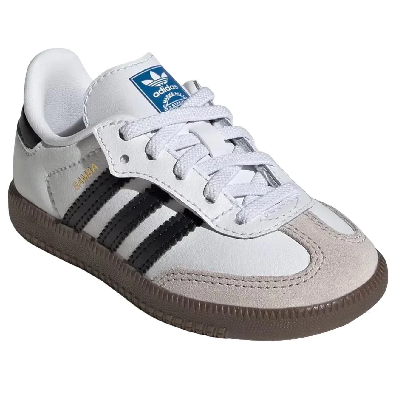 Кроссовки Adidas Samba 'Cloud White Core Black Gum' JQ3191, белый — фото 2