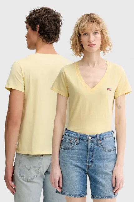 Футболка с V-образным вырезом LSE_PERFECT Levi's, желтый