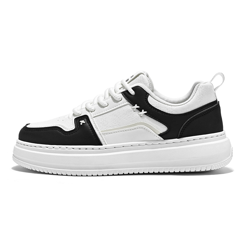

Нескользящие износостойкие низкие мужские кроссовки Boogie Bear, White Black