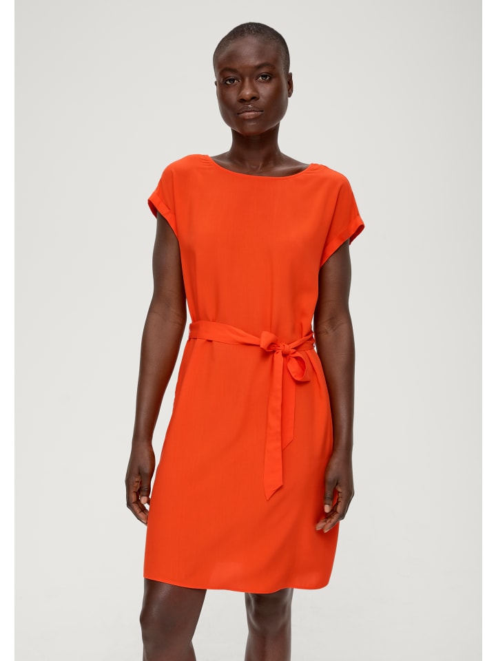 

Короткое платье s.Oliver Kleid kurz, оранжевый