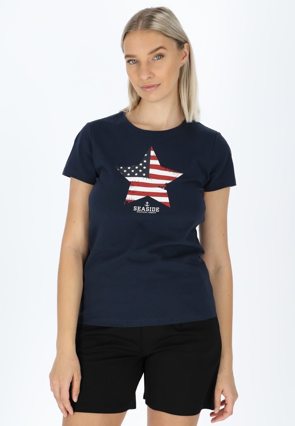 

Футболка с принтом HAMPTON W Seaside, цвет dk navy