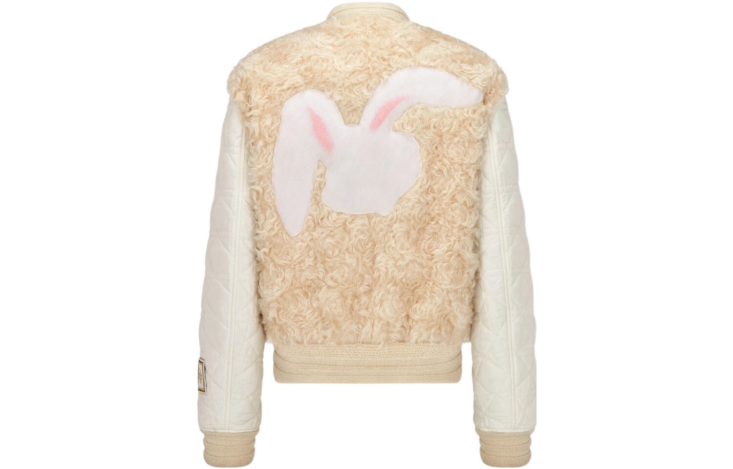 SS23 Лунный Новый год куртка мужская Off White Dior, кремовый — фото 2