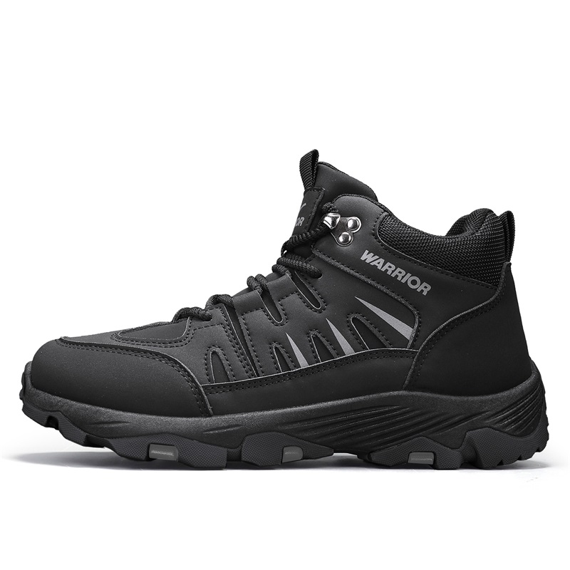 

Высокие кроссовки с противоскользящим покрытием, устойчивые к истиранию, обеспечивающие поддержку, баланс, тепло и улучшенное сцепление WARRIOR, черный