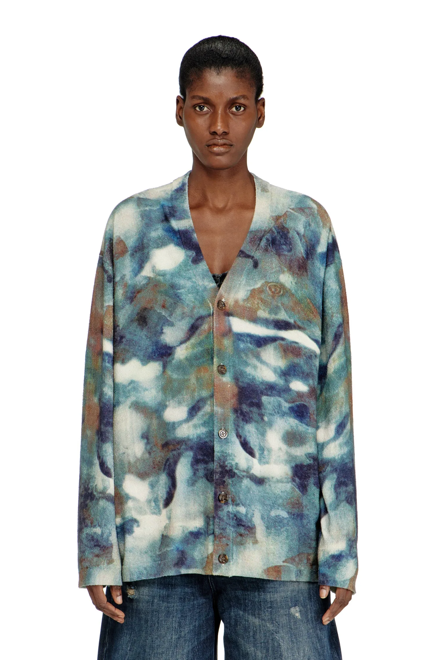 Женский кардиган M-ILLUM Diesel, Navy