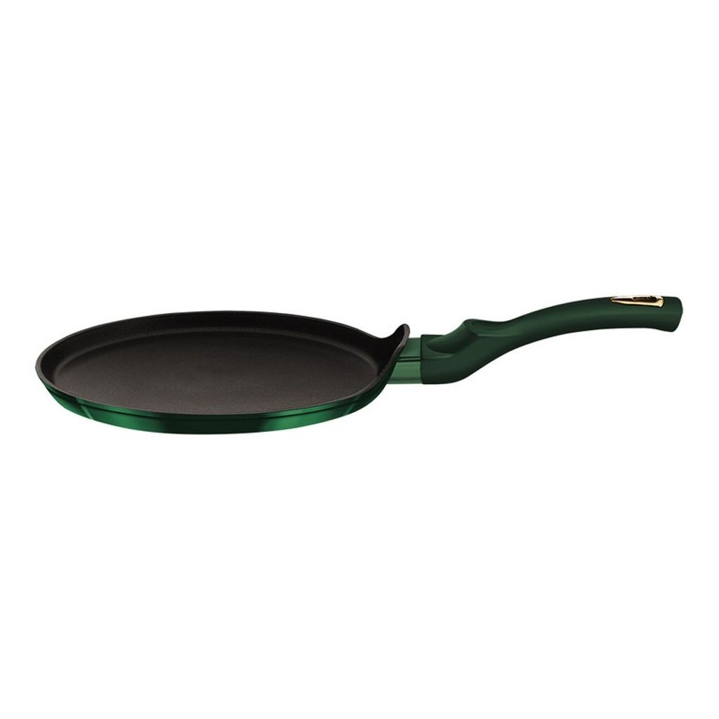 

Блинная сковорода BERLINGERHAUS с титановой поверхностью 28 см Emerald Collection BH-7134