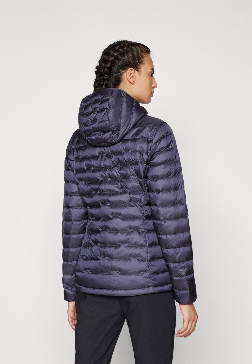 

Пуховик PASSAMANI DOWN HOODY W Jack Wolfskin, темно-серый