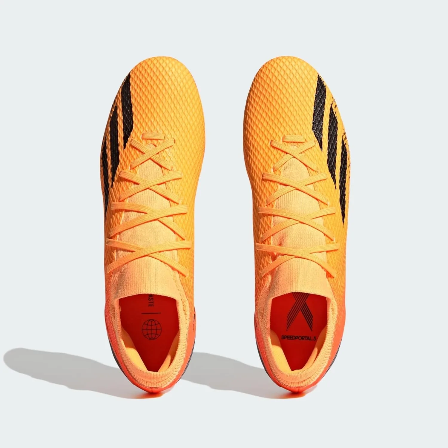 Кроссовки Adidas Unisex X Speedportal.3 Fg, черный/оранжевый/золотой
