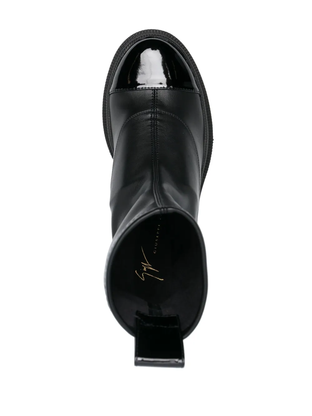 Ботильоны Vicentha 70 на блочном каблуке Giuseppe Zanotti, черный — фото 4