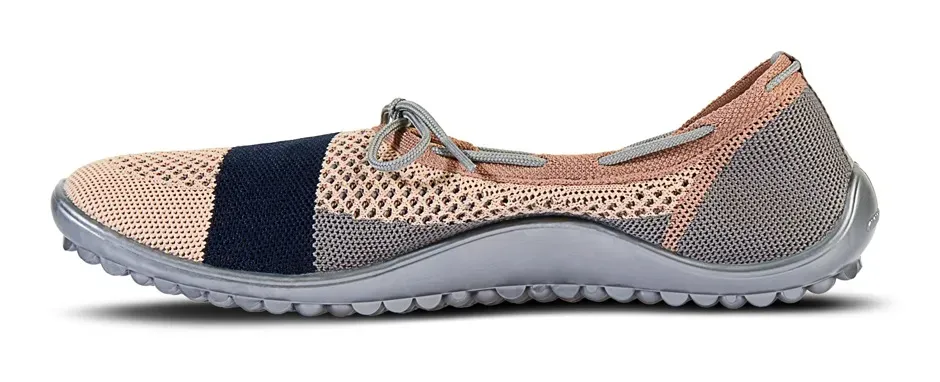 Босоножки Leguano "STYLE", балетки, тапочки, удобная обувь с бантом, цвет Rosé