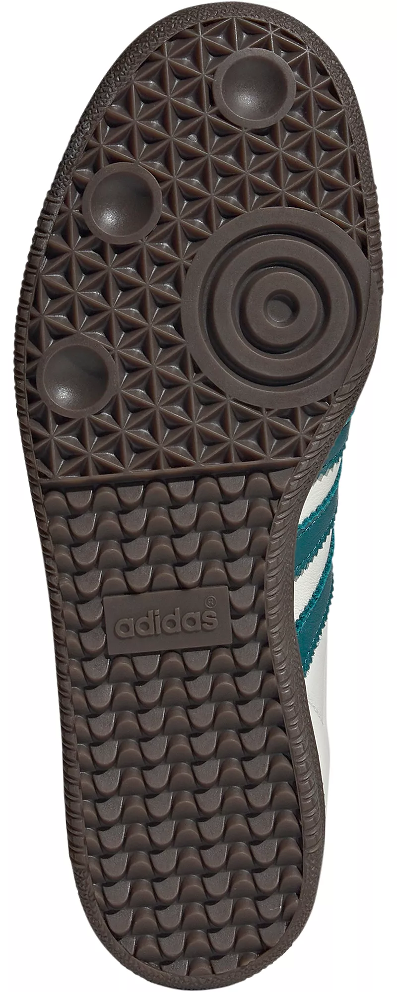 Женские кроссовки Adidas Samba OG, белый/бирюзовый — фото 2