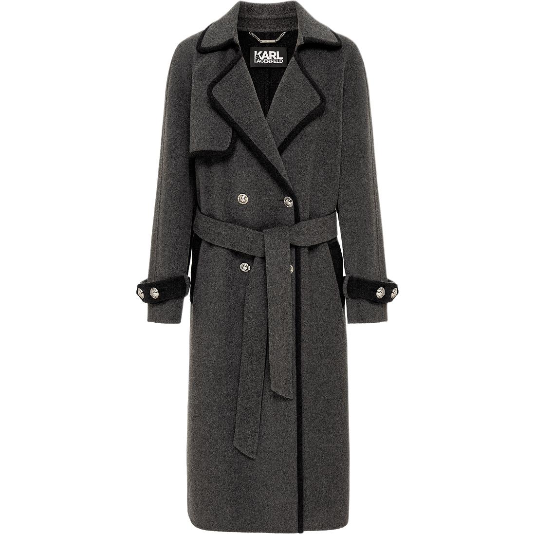 

Пальто KARL LAGERFELD FW25 KARL LAGERFELD / Karl Lagerfeld Jeans, серый