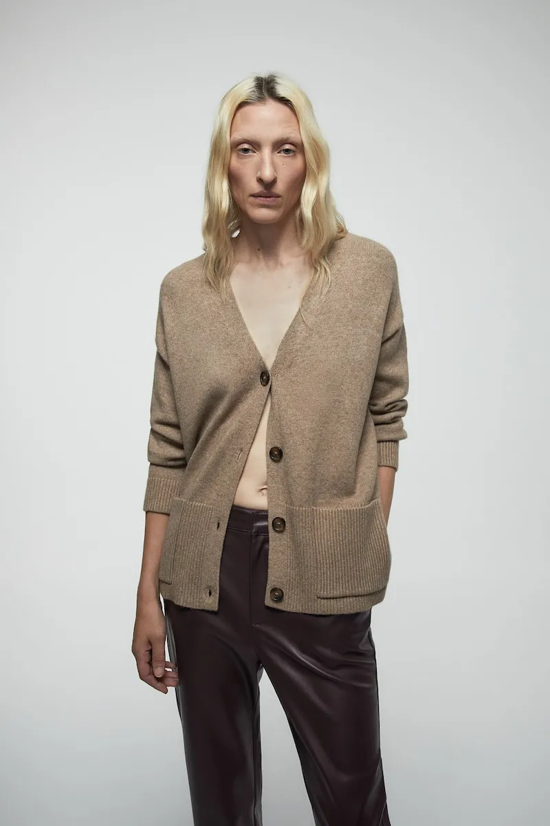 

Куртка с карманом на планке Sfera, коричневый