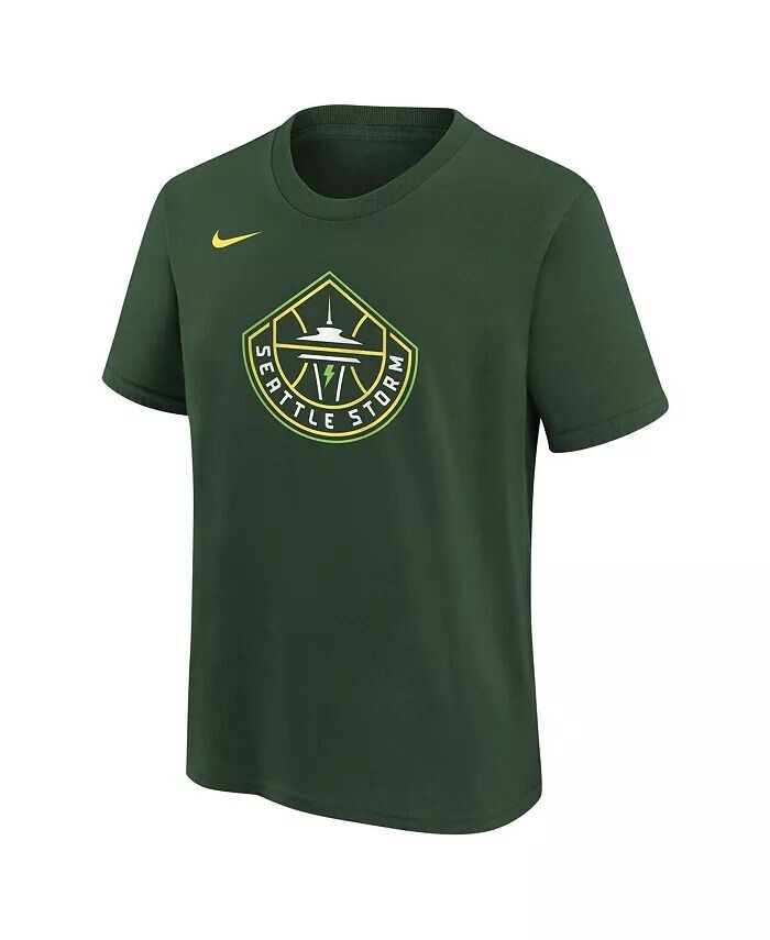 Зеленая футболка с логотипом Big Boys and Girls Hunter Seattle Storm Essential Nike, зеленый — фото 3