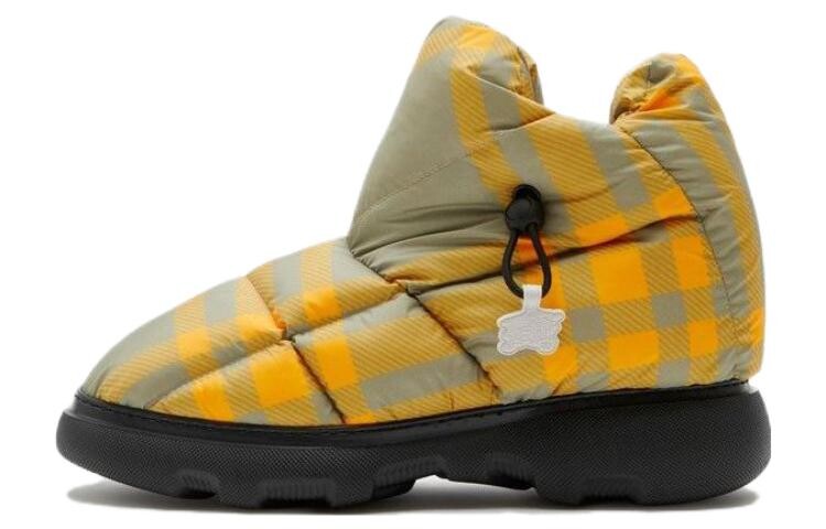 Ботинки Burberry Check Pillow Hunter, желтый