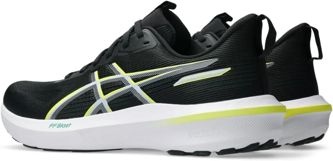 Мужские беговые кроссовки ASICS GT-1000 14, Black / Citron — фото 3