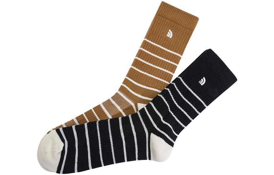 

Носки до колена унисекс THE NORTH FACE, цвет 1 double pack (black/brown)