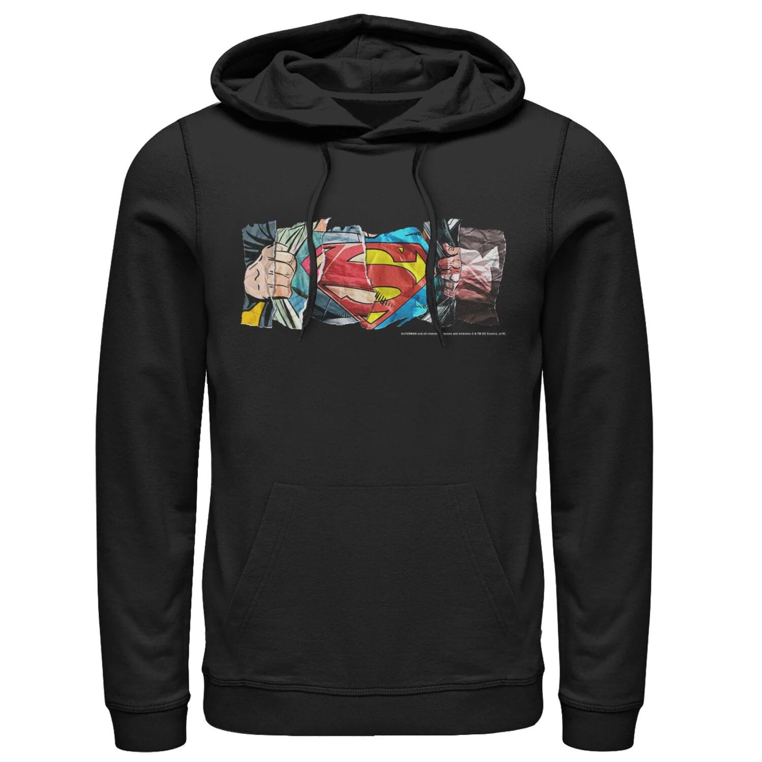 

Мужская толстовка с логотипом Superman Paper Chest DC Comics