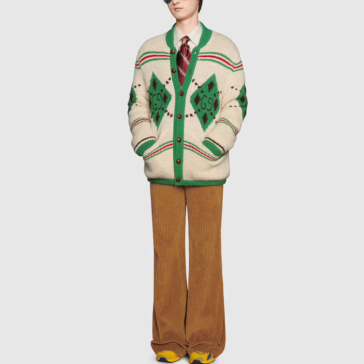 Свитер женский Gucci Классический крой, цвет слоновой кости — фото 2