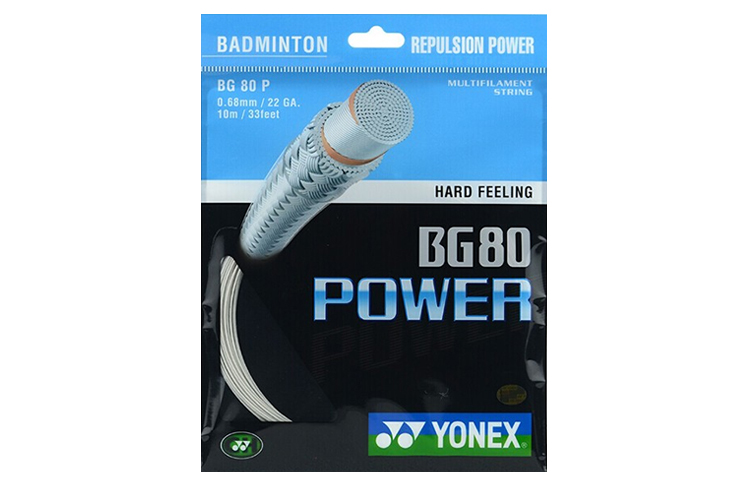 

Струны для бадминтонной ракетки Unisex BG80PCH, 2 шт YONEX, белый
