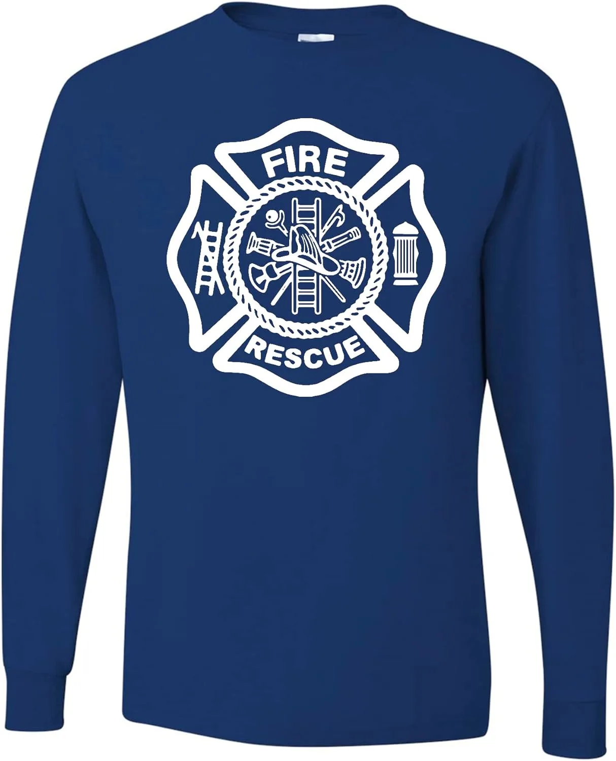

Футболка мужская Fire Rescue Logo с длинными рукавами wild custom apparel