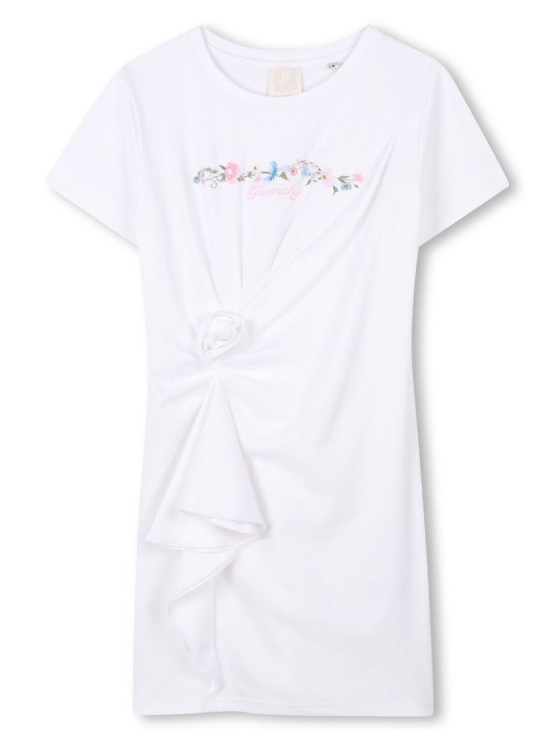 

Платье-футболка с логотипом Givenchy Kids, белый