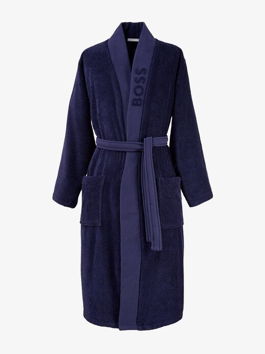 

Однотонный халат Hugo Boss Home, синий