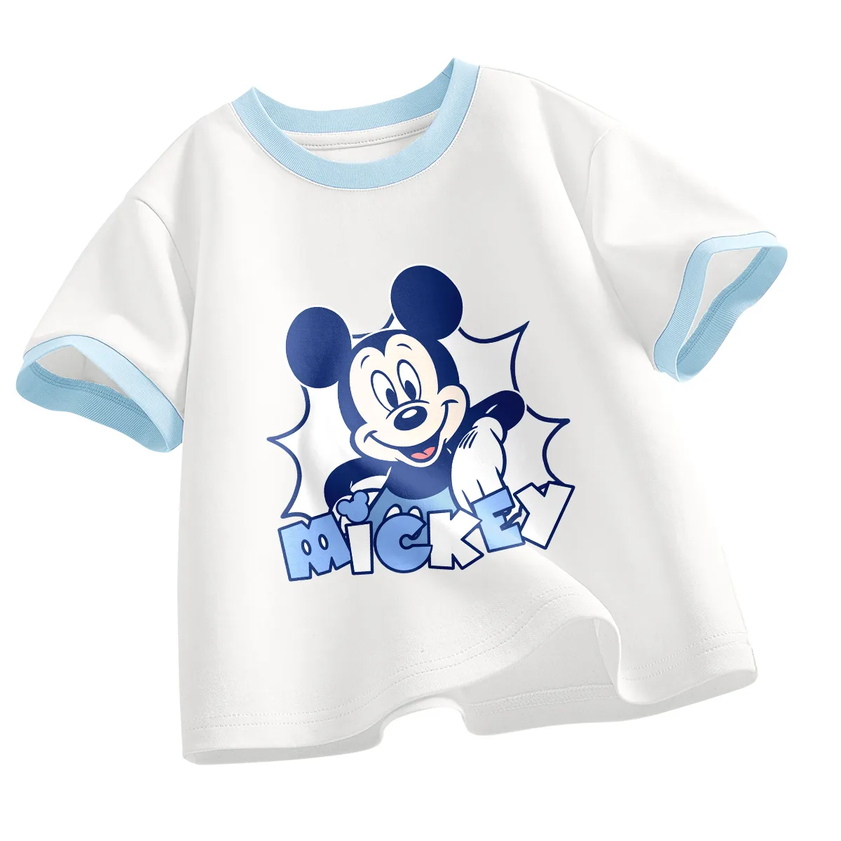 Футболка для детей Crew Neck Moderate Disney, di wall-breaking cream синий