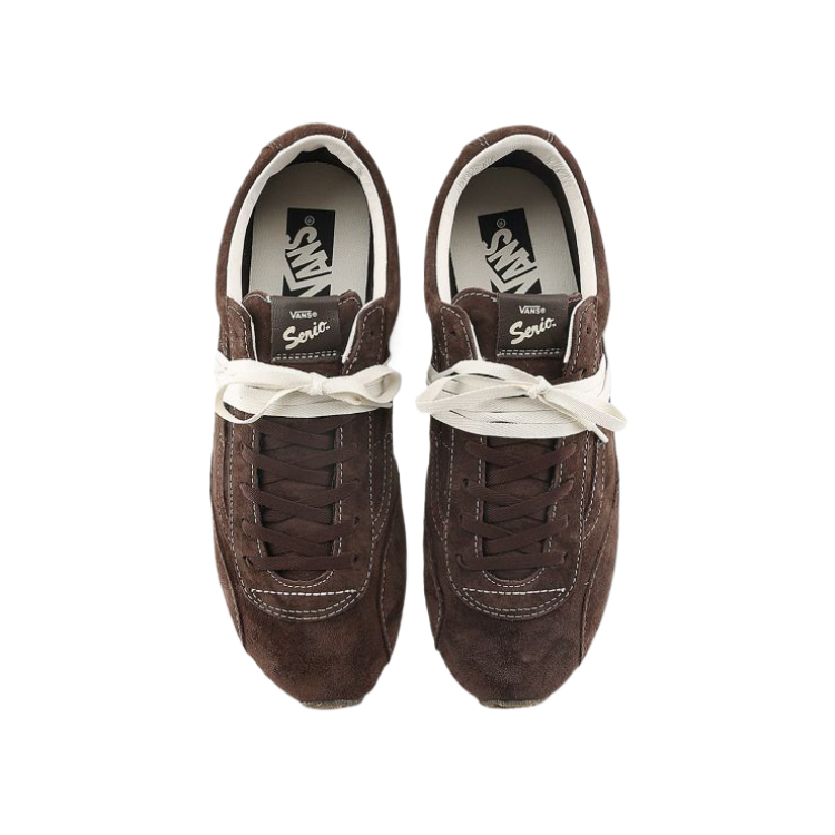 Супер низкопрофильные кроссовки для скейтборда unisex Vans, коричневый — фото 4