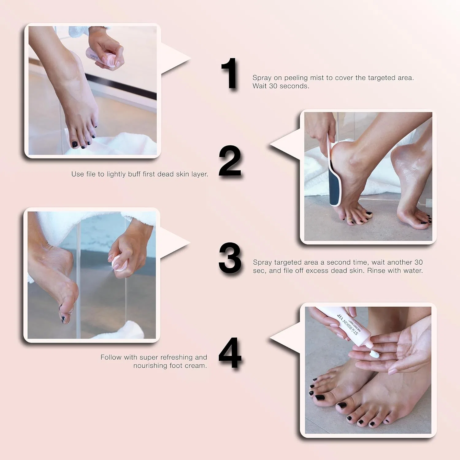 Набор STARSKIN Fab Feet Fast для эксфолиации стоп Starskin — фото 4