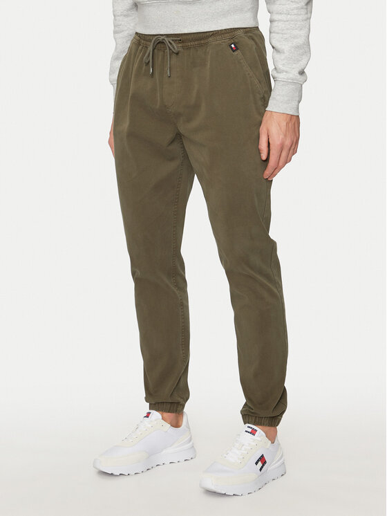 

Джоггеры узкого кроя Tommy Jeans, зеленый