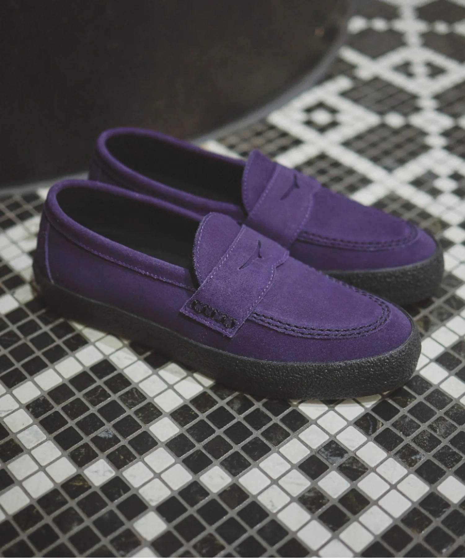 Унисекс кеды-лоферы из замши CS LOAFER II SK CONVERSE фиолетовые — фото 3