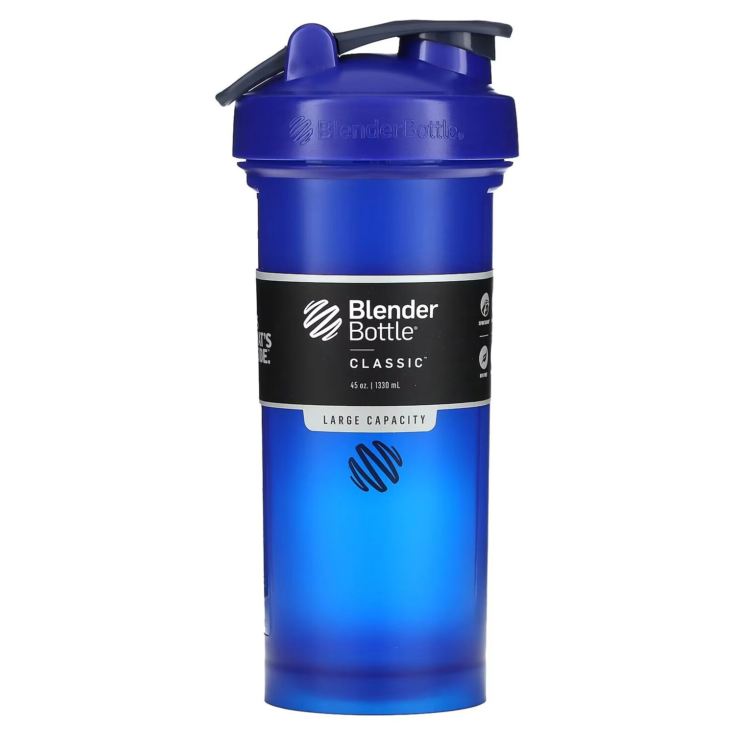 

Бутылка, Classic, FC Reflex Blue, 45 унций (1330 мл) Blender Bottle