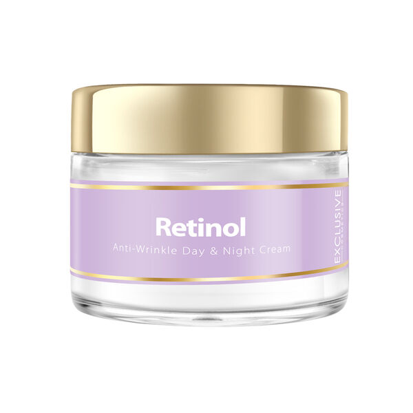 

Дневной и ночной крем для лица с ретинолом, 50 мл Exclusive Cosmetics Retinol