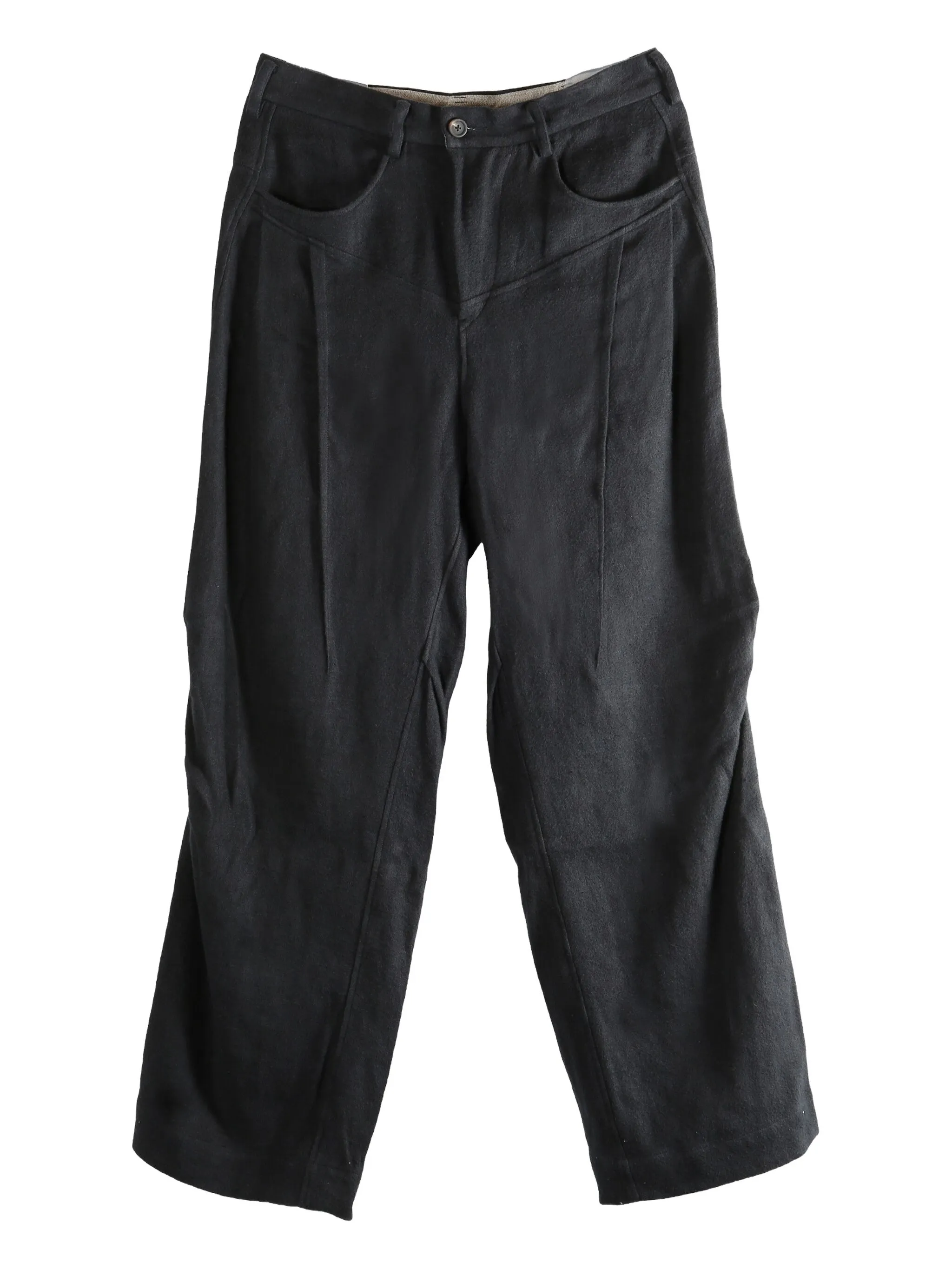 

Брюки широкого кроя Ziggy Chen, черный