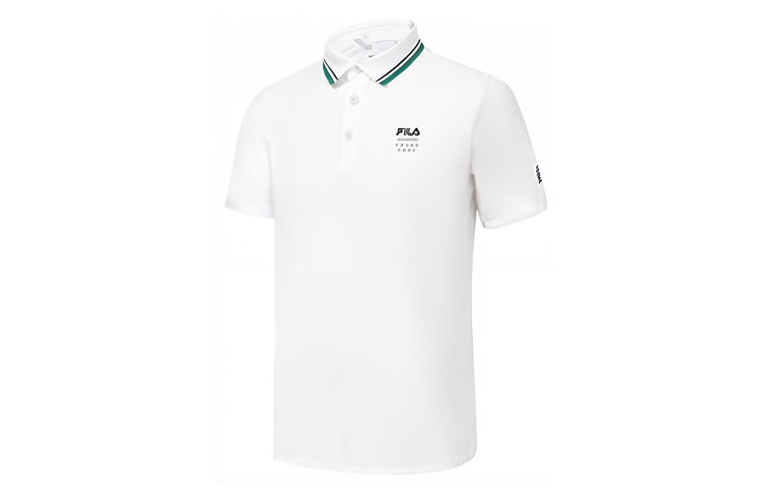 

Рубашка поло мужская белая Fila, цвет Jade White
