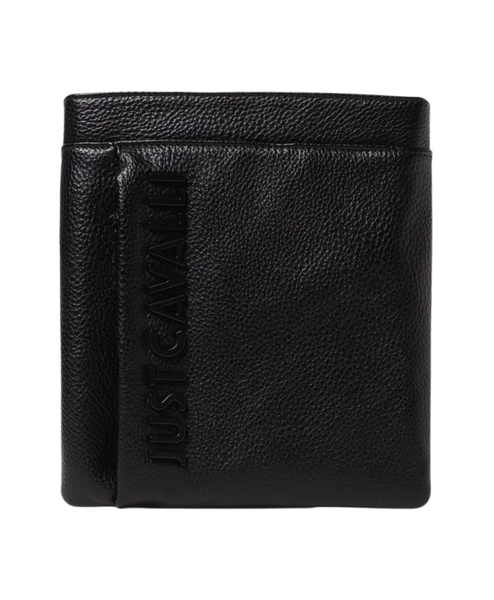 

Сумка-Держатель для карт через плечо из зернистой кожи Just Cavalli, черный