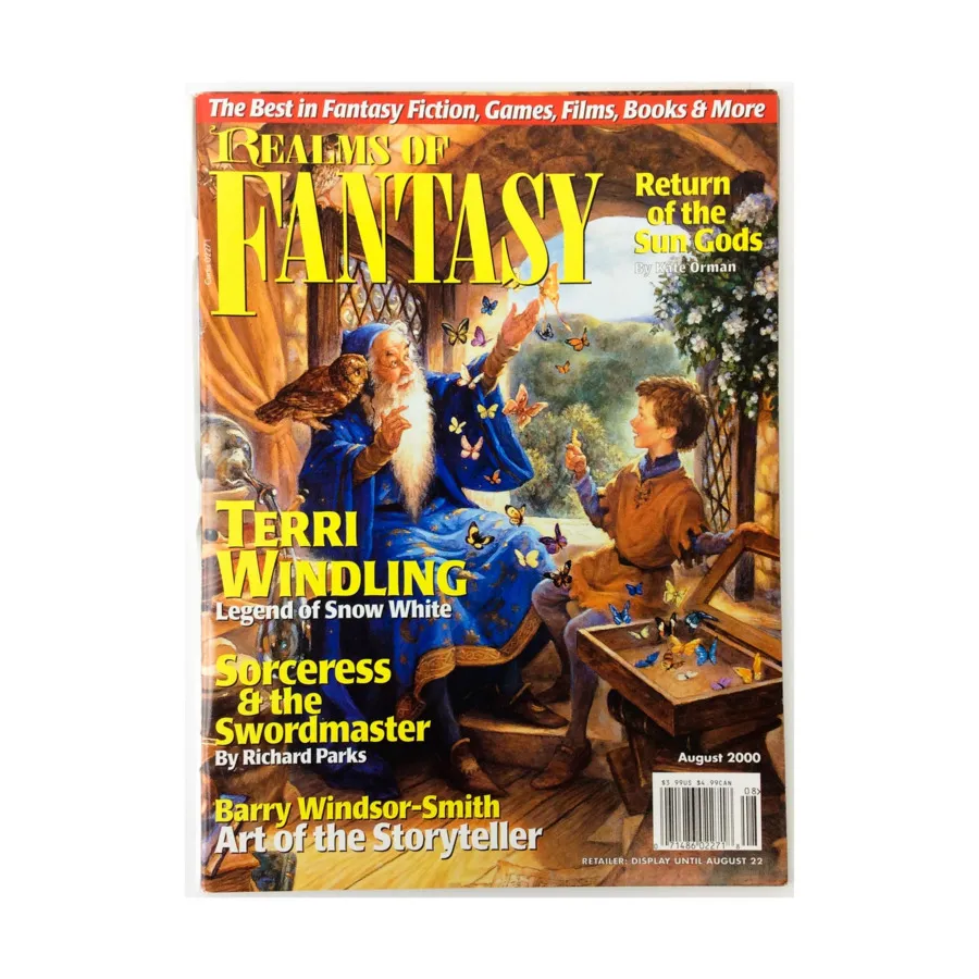 

Журнал 2000 August "Terri Windling, Legend of Snow White, Sorceress & the Swordmaster", Realms of Fantasy Magazine