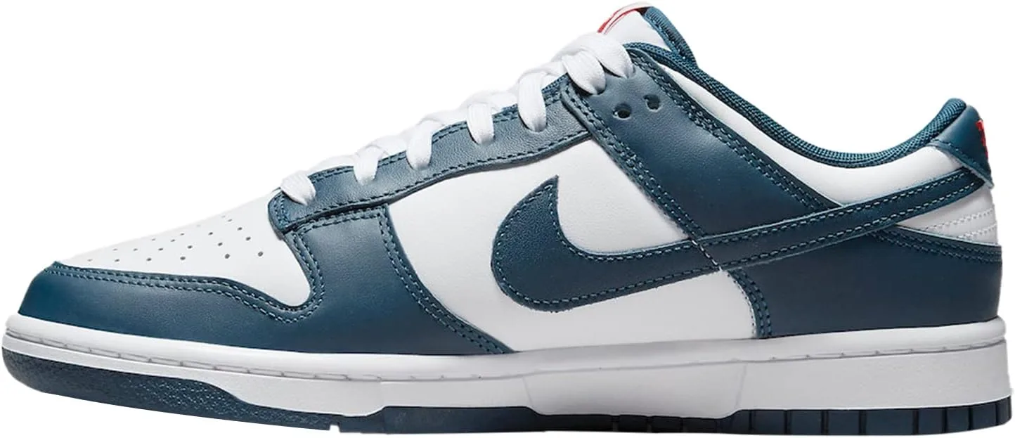 Мужские скейтбордистские кроссовки Nike Dunk Low Retro, белый/красный/синий