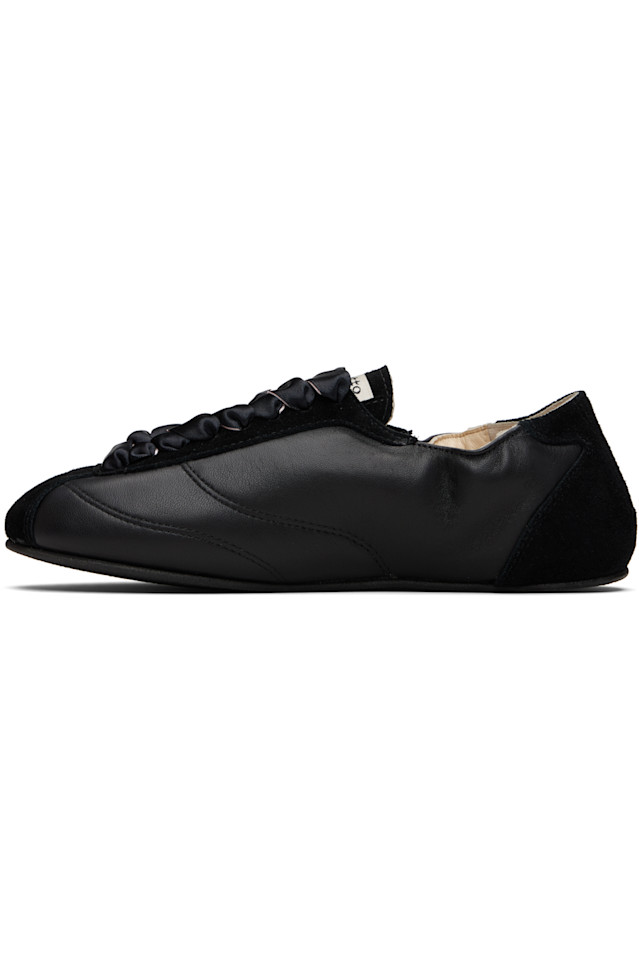 Шелковые теннисные кроссовки Repetto, черный — фото 3