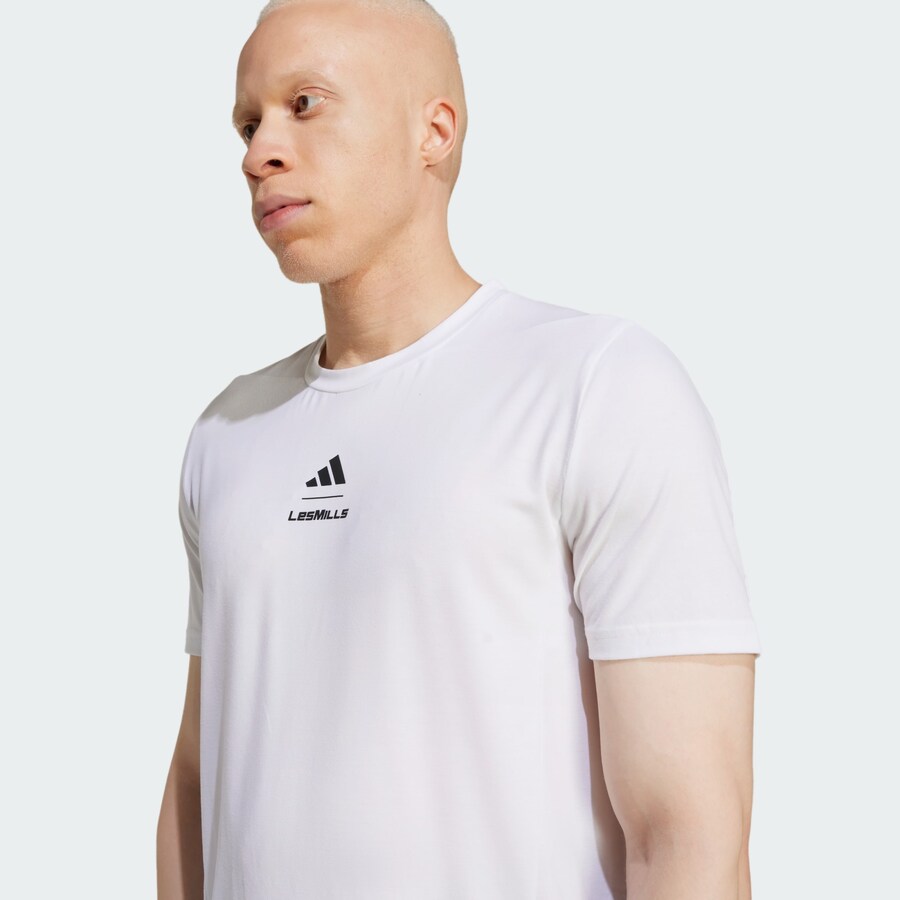 Рубашка для выступлений ADIDAS PERFORMANCE Les Mills, белый — фото 4