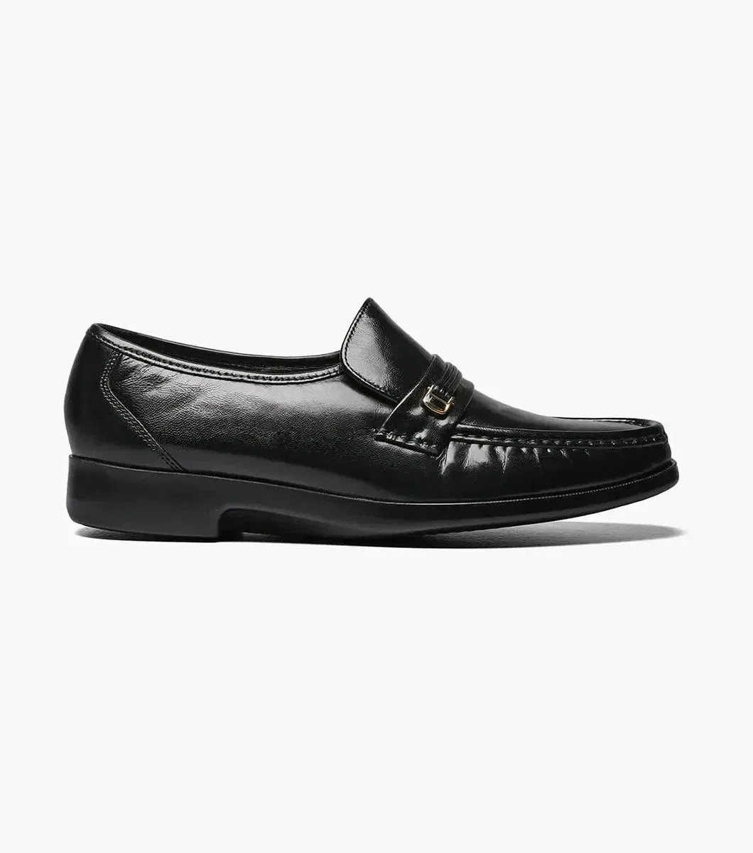 Мужские лоферы Florsheim Riva Bit черного цвета с мокасиновым носком VER1236 — фото 2