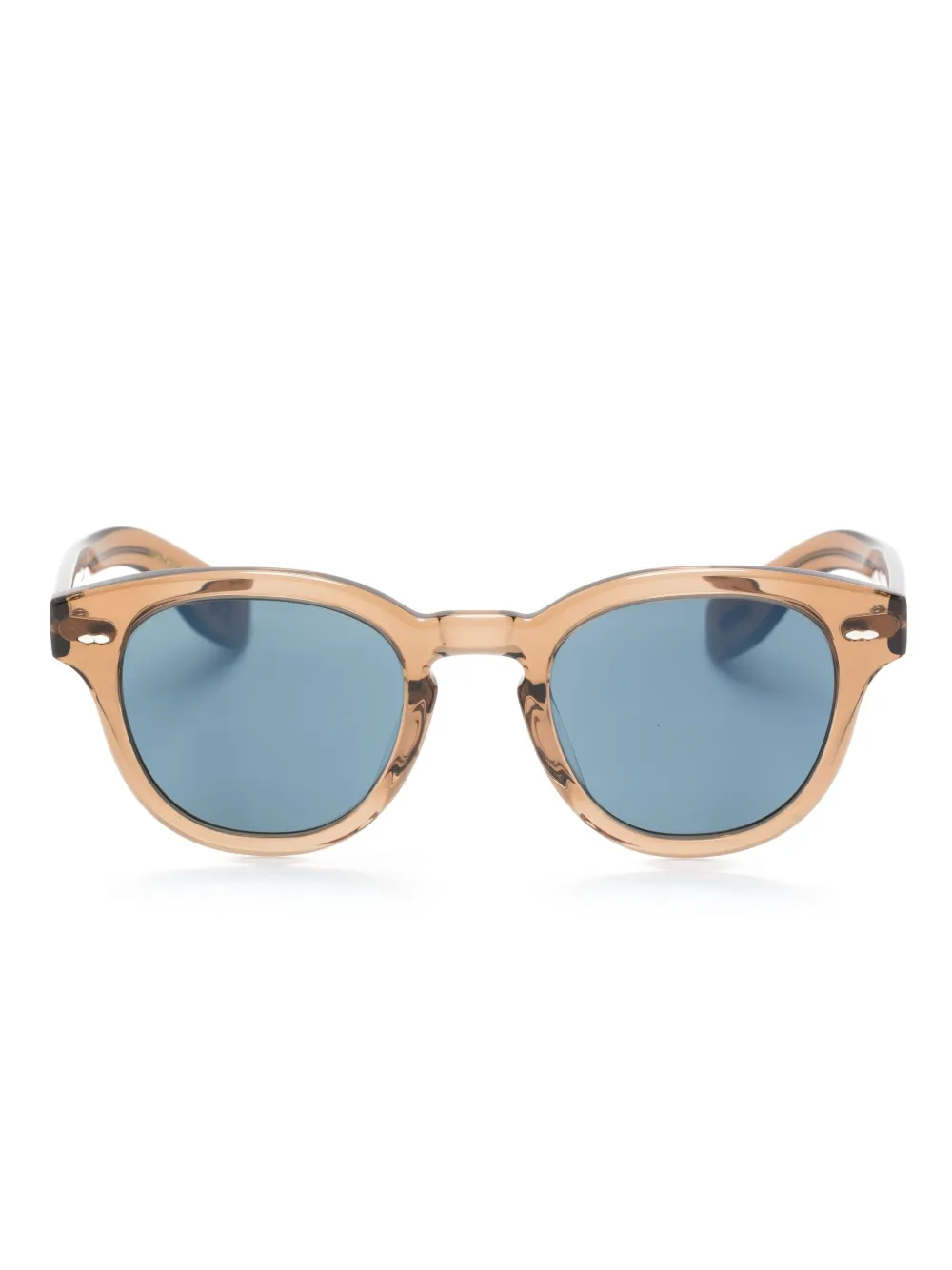 

Солнцезащитные очки Cary Grant Sun в круглой оправе Oliver Peoples, коричневый