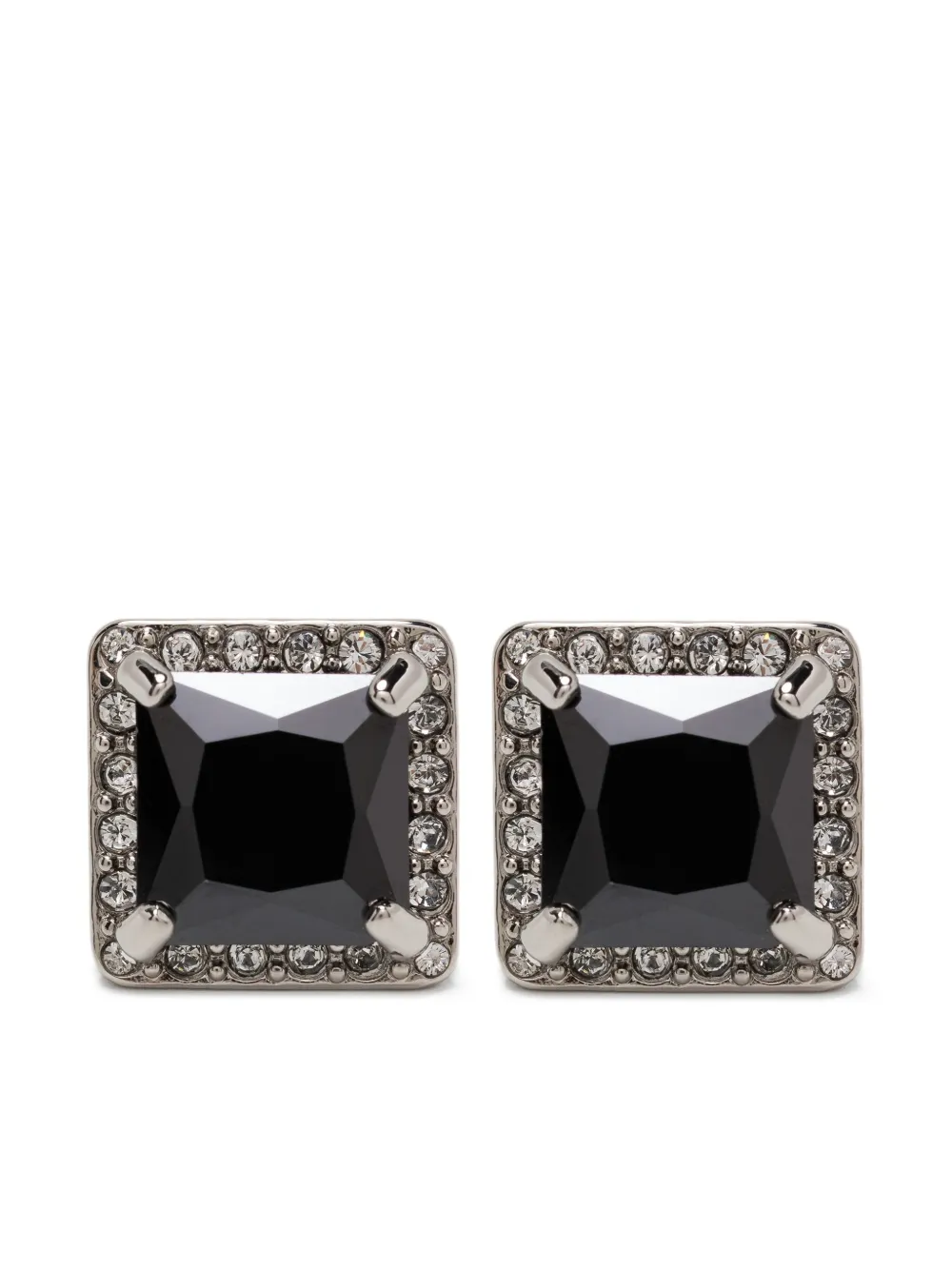 

Серьги с камнями BALENCIAGA, серебряный