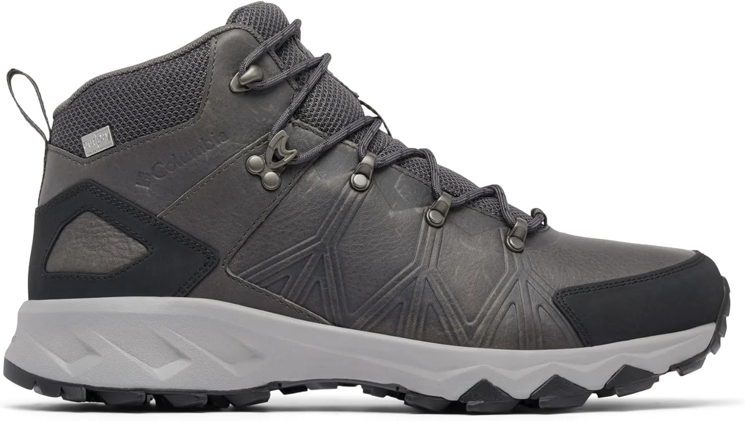 Мужские ботинки Columbia Peakfreak II Mid Outdry из кожи, темно-серый — фото 4
