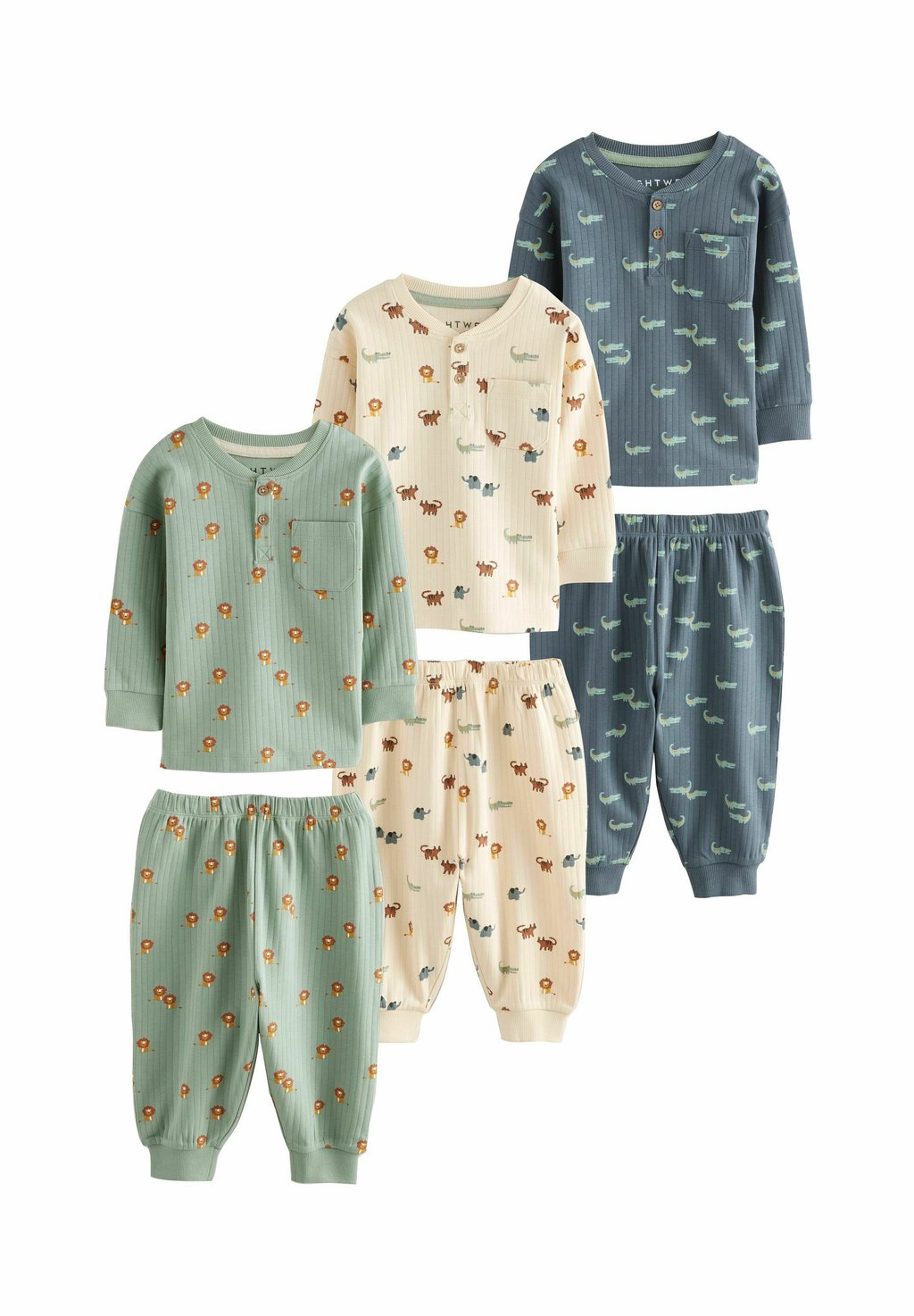 

Пижама 3 PACK SET Next, синий