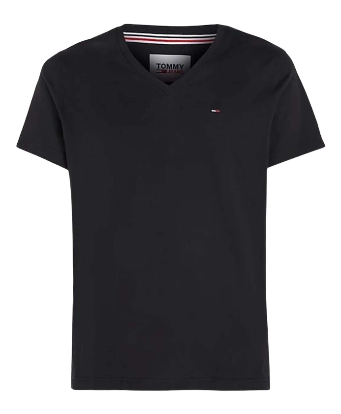 

Футболка с V образным вырезом Tommy Hilfiger, черный