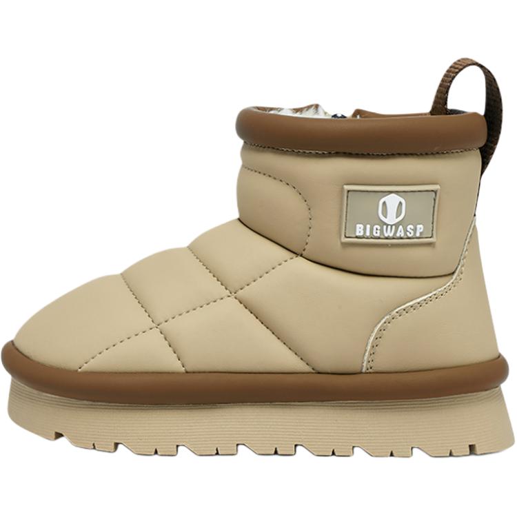 

Непромокаемые утепленные легкие детские ботинки Kids' с амортизацией BIG WASP, бежевый