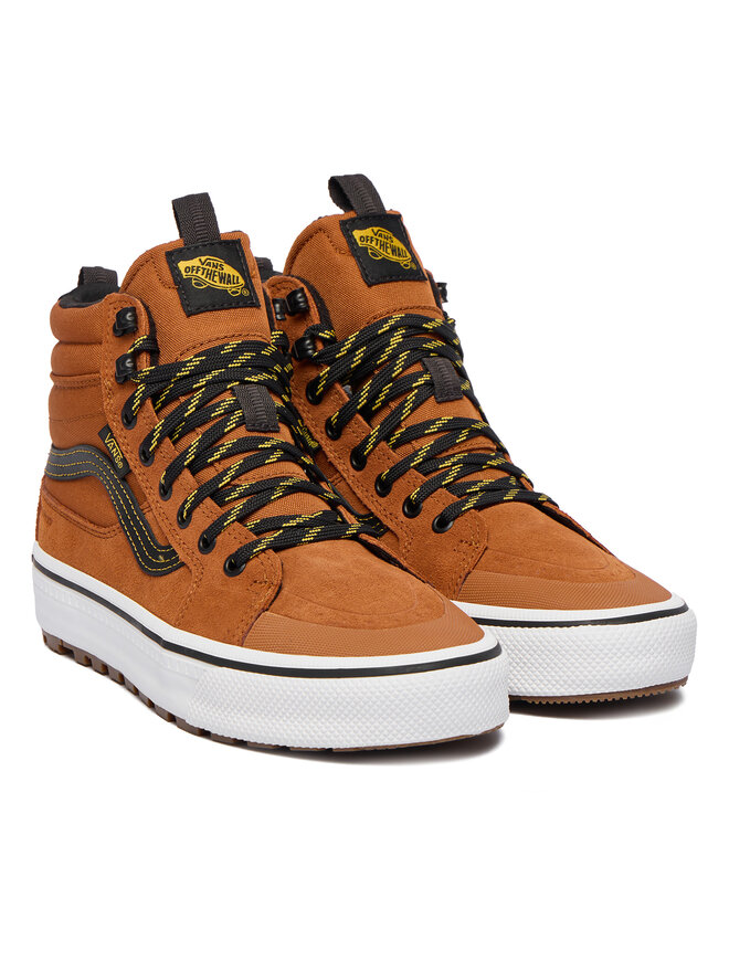 Тканевые кеды MTE Sk8-Hi Waterproof Insulated VN000DAQN1Z1 Vans, оранжевый — фото 2
