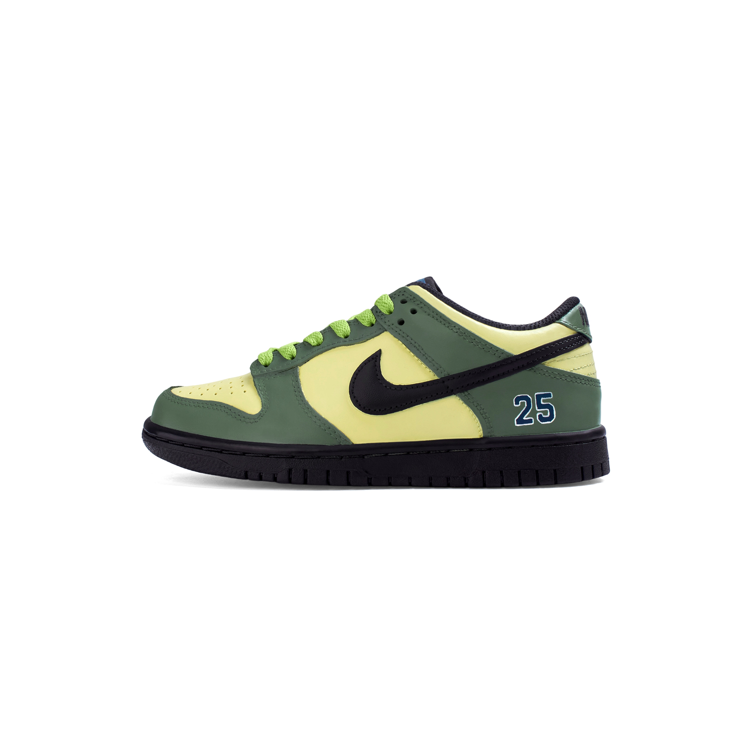 

Nike Кроссовки для скейтбординга dunk moss green shadow с амортизацией, легкие, нескользящие, желто-зеленые, для детей
